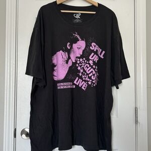 Olivia Rodrigo‎ Oversized Spill Ur Guts Tour T-Shirt